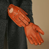 Austin (cognac) – luxuriöse Fahrhandschuhe aus amerikanischem Hirschleder