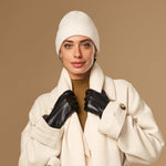 Mischa (creme) – Premium-Mütze aus weicher Merinowolle (Unisex) - Schwartz & von Halen DE - 3