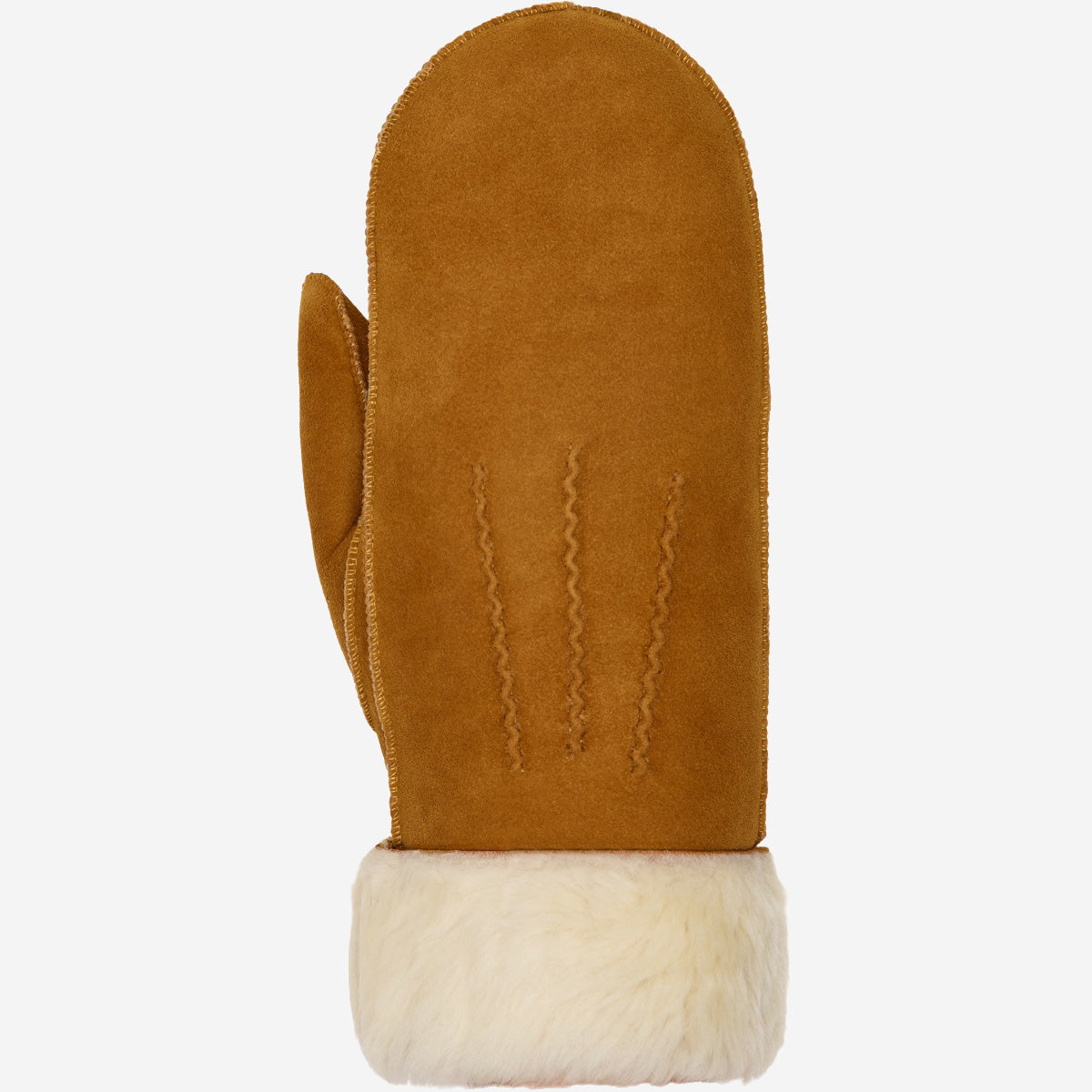 kamelhaar handschuhe Faustlinge Damen Wildleder Kamel - Warm Gefüttert