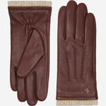 Emily (braun) - Handschuhe aus Hirschleder (American deerskin) mit Wollfutter - Schwartz & von Halen DE - Premium Lederhandschuhe - 2