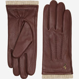 Emily (braun) - Handschuhe aus Hirschleder (American deerskin) mit Wollfutter - Schwartz & von Halen DE - Premium Lederhandschuhe - 2