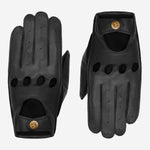 Gosling (schwarz) - klassischer Lammleder-Autohandschuhe mit Touchscreen-Funktion - Schwartz & von Halen DE - Premium Lederhandschuhe - 2