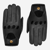 Gosling (schwarz) - klassischer Lammleder-Autohandschuhe mit Touchscreen-Funktion - Schwartz & von Halen DE - Premium Lederhandschuhe - 2