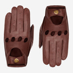 Gosling (braun) - klassischer Lammleder-Autohandschuhe mit Touchscreen-Funktion - Schwartz & von Halen DE - Premium Lederhandschuhe - 2