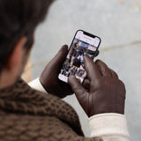 Jaxon (braun) - Ziegenlederhandschuhe mit luxuriösem Kunstpelzfutter und Touchscreen-Funktion - Schwartz & von Halen DE - Premium Lederhandschuhe - 6