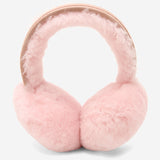 Nathaly (rosa) – warme und stilvolle Ohrenwärmer aus natürlichem Schaffell und Wildleder - Schwartz & von Halen DE - 3
