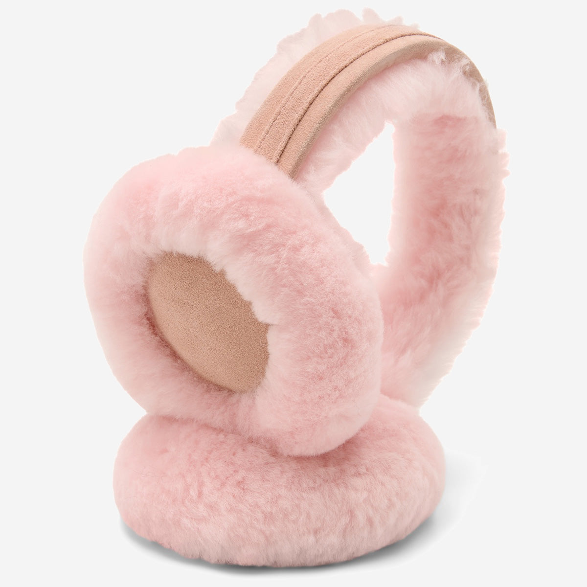 Nathaly (rosa) – warme und stilvolle Ohrenwärmer aus natürlichem Schaffell und Wildleder - Schwartz & von Halen DE - 2