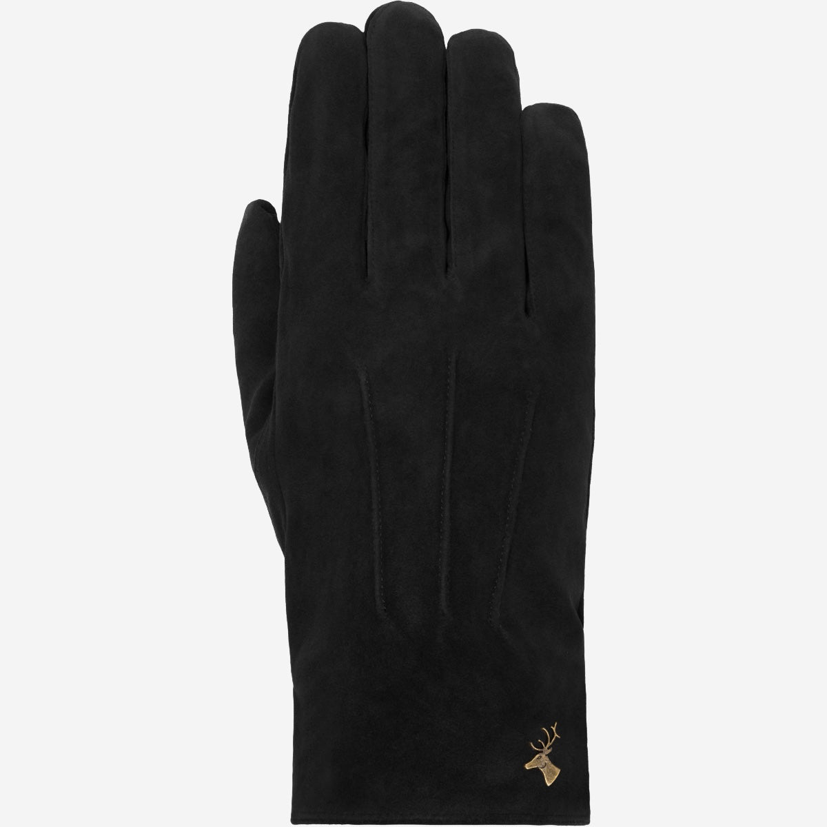 Rex (schwarz) - Wildlederhandschuhe aus Ziegenleder mit luxuriösem Woll-/Kaschmirfutter  - Schwartz & von Halen DE - Premium Lederhandschuhe - 1