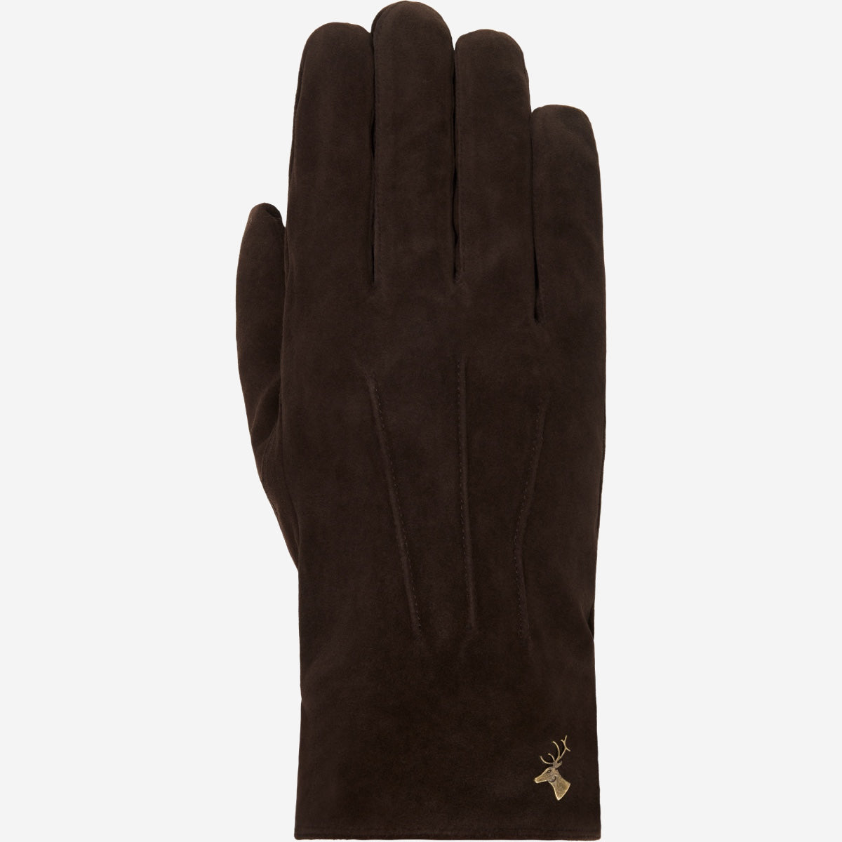 Rex (braun) - Wildlederhandschuhe aus Ziegenleder mit luxuriösem Woll-/Kaschmirfutter  - Schwartz & von Halen DE - Premium Lederhandschuhe - 1