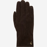 Rex (braun) - Wildlederhandschuhe aus Ziegenleder mit luxuriösem Woll-/Kaschmirfutter  - Schwartz & von Halen DE - Premium Lederhandschuhe - 1