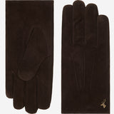 Rex (braun) - Wildlederhandschuhe aus Ziegenleder mit luxuriösem Woll-/Kaschmirfutter  - Schwartz & von Halen DE - Premium Lederhandschuhe - 2