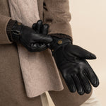 Rogan - robuste Hirschlederhandschuhe mit warmem PrimaLoft®-Futter - Schwartz & von Halen DE - Premium Lederhandschuhe - 8