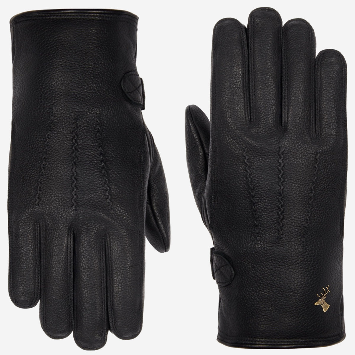 Rogan - robuste Hirschlederhandschuhe mit warmem PrimaLoft®-Futter - Schwartz & von Halen DE - Premium Lederhandschuhe - 2