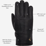 Rogan - robuste Hirschlederhandschuhe mit warmem PrimaLoft®-Futter - Schwartz & von Halen DE - Premium Lederhandschuhe - 12