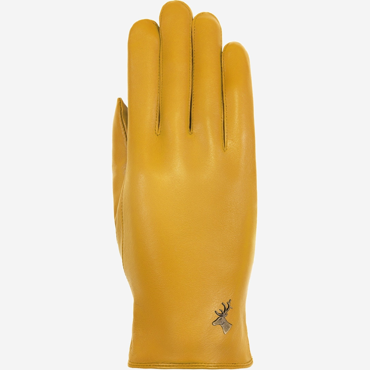 handschuhe senfgelb Lederhandschuhe Damen Gelb - Touchscreen