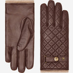 Smith (braun) - Schafslederhandschuhe mit Druckknopfverschluss und Touchscreen-Funktion - Schwartz & von Halen DE - 2