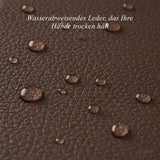 Columbus (braun) - Handschuhe aus Hirschleder (American deerskin) mit Wollfutter