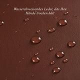 James (braun) – klassische Handschuhe aus Schaffellleder mit luxuriösem Kaschmirfutter und Touchscreen-Funktion