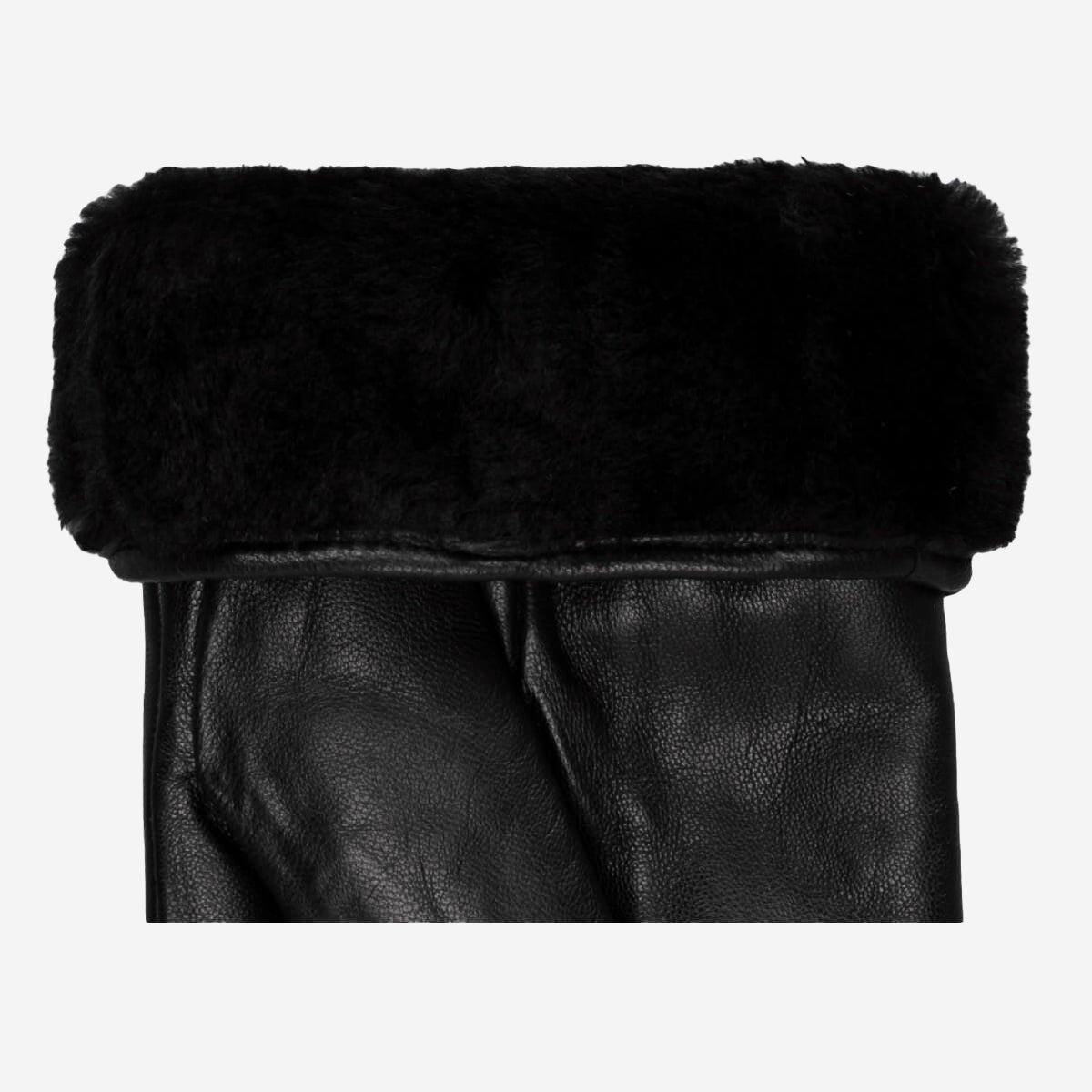Al Capone - Schafslederhandschuhe mit luxuriösem Kunstpelzfutter & Touchscreen-Funktion - Schwartz & von Halen DE - Premium Lederhandschuhe - 3