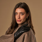 Alessandra (schwarz) - Handschuhe aus Ziegenleder mit Lammwollfutter & Touchscreen-Funktion - Schwartz & von Halen DE - Premium Lederhandschuhe - 9