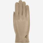 Ivy (beige) - Schaffellhandschuhe mit Woll-/Kaschmirfutter & Touchscreen-Funktion  - Schwartz & von Halen DE - Premium Lederhandschuhe - 1