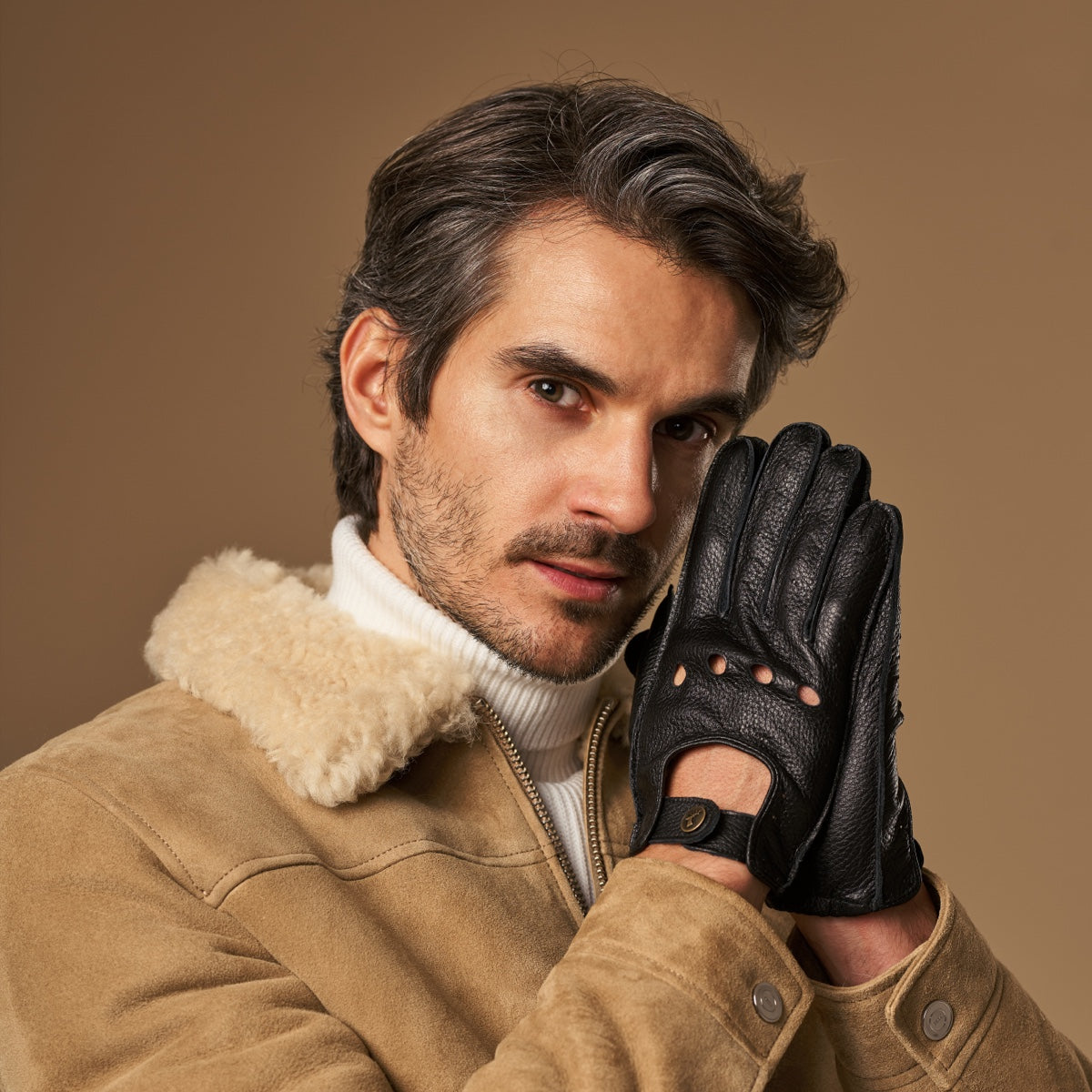 fahr handschuhe Autohandschuhe Herren - Schwarz
