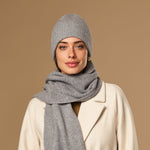 Mischa (grau) – Premium-Mütze aus weicher Merinowolle (Unisex) - Schwartz & von Halen DE - 2
