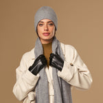 Mischa (grau) – Premium-Mütze aus weicher Merinowolle (Unisex) - Schwartz & von Halen DE - 4