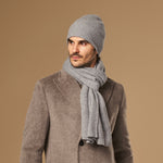 Mischa (grau) – Premium-Mütze aus weicher Merinowolle (Unisex) - Schwartz & von Halen DE - 5