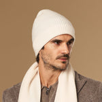 Mischa (creme) – Premium-Mütze aus weicher Merinowolle (Unisex) - Schwartz & von Halen DE - 6
