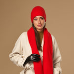 Mischa (rot) – Premium-Mütze aus weicher Merinowolle (Unisex) - Schwartz & von Halen DE - 6