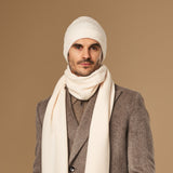 Mischa (creme) – Premium-Mütze aus weicher Merinowolle (Unisex) - Schwartz & von Halen DE - 8