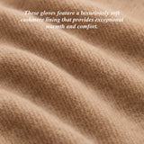 Benedict (schwarz) – Exklusive Herrenhandschuhe aus Pekari-Leder mit Kaschmirfutter