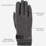 Brody - Lammfellhandschuhe mit Fleecefutter & Touchscreen-Funktion - Schwartz & von Halen DE - Premium Lederhandschuhe - 11