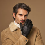 Charles – luxuriöse Handschuhe aus amerikanischem Hirschleder mit warmem Kaschmirfutter - Schwartz & von Halen DE - Premium Lederhandschuhe - 8