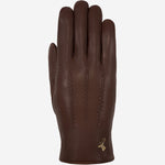 Alessandra (braun) - Handschuhe aus Ziegenleder mit Lammwollfutter und Touchscreen-Funktion - Schwartz & von Halen DE - Premium Lederhandschuhe - 1