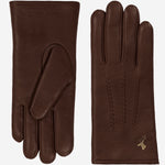 Alessandra (braun) - Handschuhe aus Ziegenleder mit Lammwollfutter und Touchscreen-Funktion - Schwartz & von Halen DE - Premium Lederhandschuhe - 2