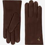 Alessandra (braun) - Handschuhe aus Ziegenleder mit Lammwollfutter und Touchscreen-Funktion - Schwartz & von Halen DE - Premium Lederhandschuhe - 2
