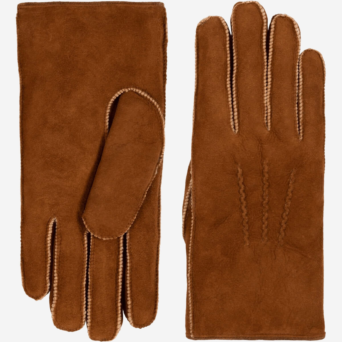 wildleder handschuhe damen gefüttert Wildlederhandschuhe Herren Braun