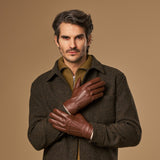 Columbus (braun) - Handschuhe aus Hirschleder (American deerskin) mit Wollfutter - Schwartz & von Halen DE - Premium Lederhandschuhe - 5