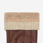 Columbus (braun) - Handschuhe aus Hirschleder (American deerskin) mit Wollfutter - Schwartz & von Halen DE - Premium Lederhandschuhe - 3