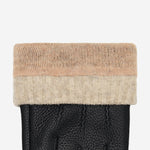 Columbus (schwarz) - Handschuhe aus Hirschleder (American deerskin) mit Wollfutter - Schwartz & von Halen DE - Premium Lederhandschuhe - 3