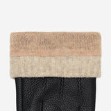 Columbus (schwarz) - Handschuhe aus Hirschleder (American deerskin) mit Wollfutter - Schwartz & von Halen DE - Premium Lederhandschuhe - 3