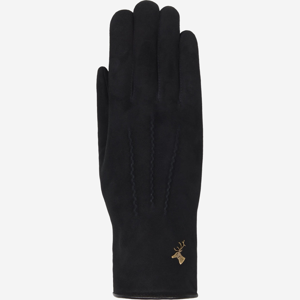 Elizabeth (schwarz) - Wildlederhandschuhe mit Kunstpelzfutter - Schwartz & von Halen DE - Premium Lederhandschuhe - 1