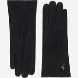 Elizabeth (schwarz) - Wildlederhandschuhe mit Kunstpelzfutter - Schwartz & von Halen DE - Premium Lederhandschuhe - 2