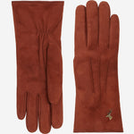 Elizabeth (braun) - Wildlederhandschuhe mit Kunstpelzfutter - Schwartz & von Halen DE - Premium Lederhandschuhe - 2