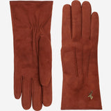 Elizabeth (braun) - Wildlederhandschuhe mit Kunstpelzfutter - Schwartz & von Halen DE - Premium Lederhandschuhe - 2