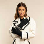 Elizabeth (schwarz) - Wildlederhandschuhe mit Kunstpelzfutter - Schwartz & von Halen DE - Premium Lederhandschuhe - 7