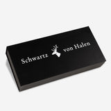 Stilvolle schwarze Geschenkbox für Handschuhe  - Schwartz & von Halen DE - 1