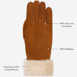 Giocante - Wildlederhandschuhe mit luxuriösem Schaffellfutter - Schwartz & von Halen DE - Premium Lederhandschuhe - 12
